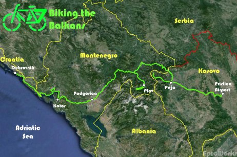 My itinerary through Kosovo, Montenegro and Croatia
